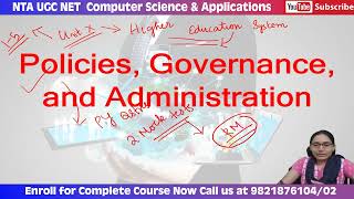 Mastering UGC NET Higher Education System Policies Governance and Administration [upl. by Asha]