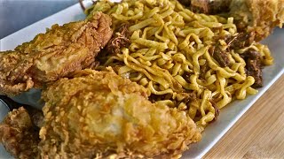 BIRRIA ASIAN BULDAK NOODLES  POPEYES CHICKEN [upl. by Chow896]