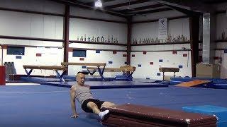 GYMNASTICSGENERAL FITNESS CONDITIONING  Panel Mat Pulling and Pushing Exercises [upl. by Esineg]