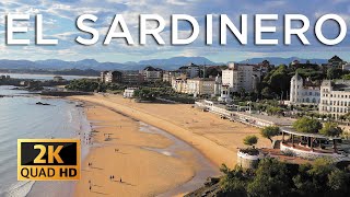 La bonita playa del Sardinero de Santander  watch in 2K [upl. by Fayina178]