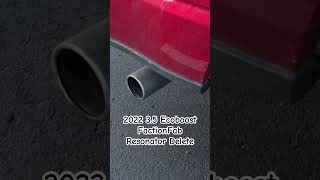 2022 F150 35 Ecoboost FactionFab Resonator Delete ecoboostf150 ecoboost [upl. by Noxas651]