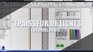 TUTO REVIT  Epaisseur de lignes [upl. by Hough]