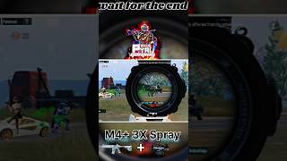 M4  3Xsprayyoutubebgmipubgmobileshortstrendingviralshortstrendingshortsgaming [upl. by Inoliel]