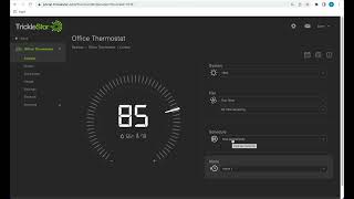 How to control your TrickleStar Smart Thermostat from the TrickleStar Portal [upl. by Leod]