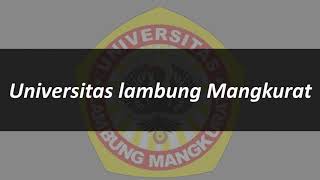 Mars Universitas Lambung MangkuratUNLAMULM  Lyrics [upl. by Nivaj]