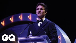 Ansel Elgort Says The World Is Behind On Environmental Protection [upl. by Artiek91]