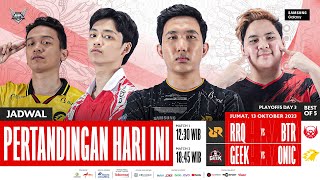 🔴 LIVE  MPL ID S12  Babak Playoffs Hari 3  Bahasa Indonesia [upl. by Enogitna]