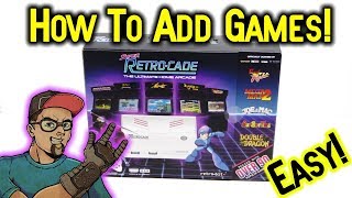 How To Add Games To The Super RetroCade EASY [upl. by Ecinev372]