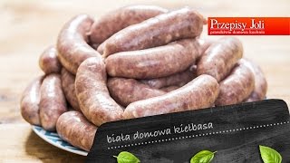 BIAŁA DOMOWA KIEŁBASA  NAJLEPSZY PRZEPIS [upl. by Nairde]