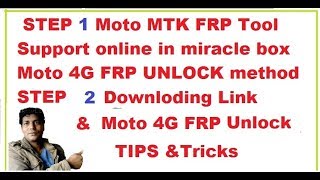 Unlock FRP lockMoto G4 plusqualcomm cpumtktips amp tricks inmiracle box [upl. by Nallaf570]