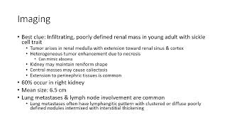 Renal Medullary Carcinoma Imaging [upl. by Wachtel769]