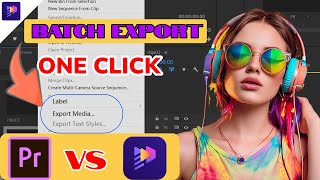 How to Export Multiple clips in Premiere Pro  Premiere Pro vs Edimakor [upl. by Sheline]