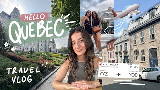 GOODBYE TORONTO HELLO QUEBEC ✈️ travel vlog europe vibes amp hotel tour [upl. by Nnylannej]