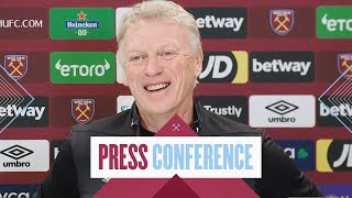 quotI Take Great Pride In These Playersquot  David Moyes Press Conference  West Ham v Aston Villa [upl. by Nirej231]