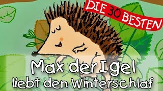 🏞️ Max der Igel liebt den Winterschlaf  Winterlieder zum Mitsingen  Kinderlieder [upl. by Dnarb]