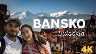 Bansko Bulgaria 4K Traver Tour For Tourist Relaxing Spa Days [upl. by Alfred]