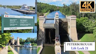 PETERBOROUGH LIFT LOCK 21  4K [upl. by Nonahs387]