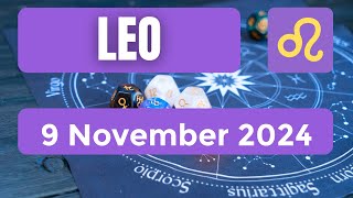 Leo horoscope  Leo Horoscope for Today 9 November 2024 [upl. by Sinclare]