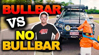 BULLBAR CRASH TEST – How strong are they PLUS How a bullbar is made [upl. by Elleirbag]