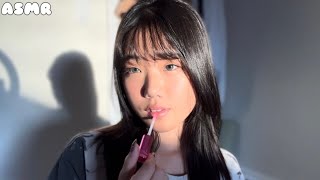 Slow ASMR Lip Gloss Application  Mouth Sounds [upl. by Jasmina]