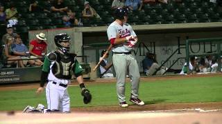 Mike Trout  Arkansas Travelers  At Bat Grandslam [upl. by Eidoow]