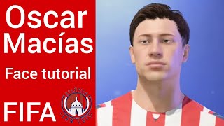 Oscar Macias Atlético San Luis  Face tutorial  FIFA [upl. by Yreffoeg368]