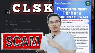 Apk CLSK Penghasil Uang Terbukti ScamPenipuan  Investasi Bodong Skema Ponzi [upl. by Ursulette]