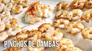 Pinchos de gambas [upl. by Hsinam62]