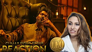 Climax scene reaction Leo Thalapathy Vijay Arjun Sarja Sanjay Dutt Trisha Lokesh Kanagaraj [upl. by Ylrac647]