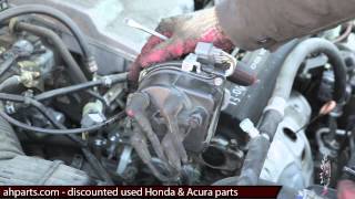 How to install  change a distributor 1997 1998 1999 2000 2001 Honda CRV REPLACEMENT REPLACE DIY FIX [upl. by Eatnahs]