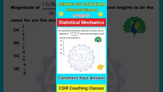 Statistical Mechanics  CSIR NET SET GATE EXAM [upl. by Anialed]