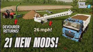 26 MPH CONVEYOR FS22  21 NEW MODS  Review Farming Simulator 22  PS5  22nd June 2022 [upl. by Fausta929]