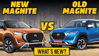 New Nissan Magnite facelift VS Old Magnite  Whats new magnite 2024 vs magnite 2023 comparison [upl. by Nunci652]