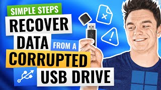 3 Ways to Fix a Corrupted USB Flash Drive and Recover Data [upl. by Ashien]