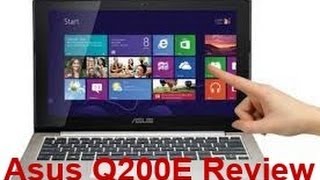 Asus VivoBook Q200E TouchScreen Notebook Review [upl. by Sucramd]