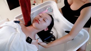 ASMR Just wash your hair all your worries disappear [upl. by Eidnas]