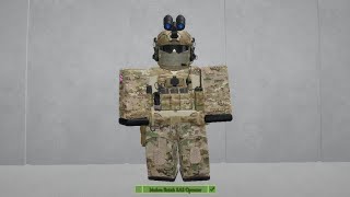 Roblox Modern British SAS Operator Avatar Build Remake [upl. by Amiaj899]