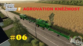 MLÁTÍME PŠENICI NA ZAKÁZKU  FS19 CZSK I Mapa AGROVATION KNĚŽMOST 06 [upl. by Margy]