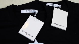 Real vs Fake Givenchy Tshirt Guide  Authentic vs Replica Givenchy [upl. by Otanutrof]