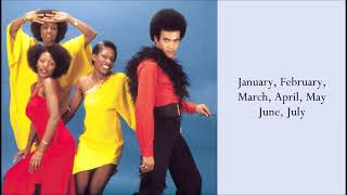 Calendar Song January February March   Boney M  1979  Lyrics [upl. by Ppik734]