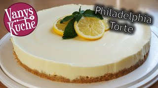 PhiladelphiaZitronenTorte  Kühlschranktorte ohne Backenno bake Rezept [upl. by Doughman]