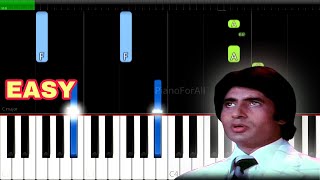 Chhu Kar Mere Man Ko Piano  Tutorial amp Cover  Yaarana  Amitabh Bachhan  Kishore Kumar [upl. by Euqinimod288]