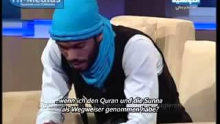 Tunesier singt nach einem Interview einen nasheed [upl. by Aratahs]