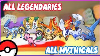 ALL LEGENDARIES amp MYTHICALS LOCATIONS IN POKÉMON BRICK BRONZE [upl. by Rusty]