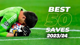 Best 50 Goalkeeper Saves 2024 HD  13 [upl. by Cleodel]