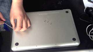 How To  Open 13quot MacBook Pro [upl. by Ynaoj]