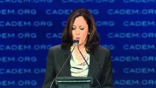 CA AG Kamala Harris 2014 CADEM Convention [upl. by Kotz765]