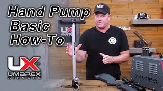 Airgun High Pressure Air Hand Pump Basics  Umarex Airguns [upl. by Anoli]