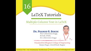 Multiple columns text in LaTeX [upl. by Knight833]