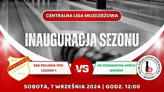 CLM  SKK Polonia 1912 Leszno vs KK DziewiątkaAmica Wronki 07092024 [upl. by Taran106]